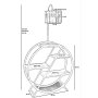 OPVIQ Podna lampa Pluton 534LUN4164 - slika 5