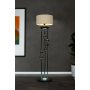 OPVIQ Podna lampa Clichy Cream Chrome Black - slika 1