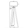 OPVIQ Podna lampa Stil 534LUN4397 - slika 4