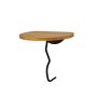 HANAH HOME Zidna polica Leo Black Oak - slika 1