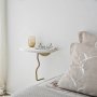 HANAH HOME Zidna polica Leo Gold White - slika 5