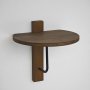 HANAH HOME Zidna polica Reve Black Walnut - slika 1