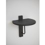 HANAH HOME Zidna polica Reve Anthracite Black - slika 1