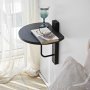 HANAH HOME Zidna polica Reve Anthracite Black - slika 2