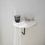 HANAH HOME Zidna polica Reve Black White - slika 1