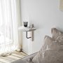 HANAH HOME Zidna polica Reve Black White - slika 2