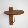 HANAH HOME Zidna polica Reve Chesnut Black - slika 1