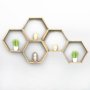 HANAH HOME Zidna polica Hex002 - slika 2