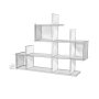 HANAH HOME Zidna polica Lagomood Enky Anthracite Walnut - slika 4