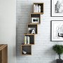 HANAH HOME Zidna polica Box Walnut - slika 2