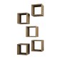 HANAH HOME Zidna polica Box Walnut - slika 4