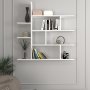 HANAH HOME Zidna polica Motif v2 White - slika 3