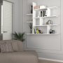 HANAH HOME Zidna polica Motif v2 White - slika 2