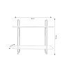 HANAH HOME Zidna polica Hagen L2064 - slika 5