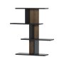 HANAH HOME Zidna polica Karbon Anthracite Walnut - slika 1