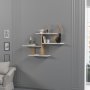 HANAH HOME Zidna polica Sitil White Oak - slika 3