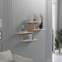 HANAH HOME Zidna polica Sitil White Oak - slika 4