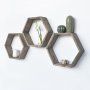 HANAH HOME Zidna polica Hex001 - slika 2