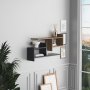 HANAH HOME Zidna polica Hisar Anthracite Walnut - slika 4