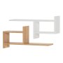 HANAH HOME Zidna polica Hisar White Oak - slika 1
