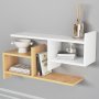 HANAH HOME Zidna polica Hisar White Oak - slika 2