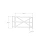 HOME LINE Konzola Derby White - slika 4