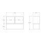 HOME LINE Konzola Zermat White - slika 5