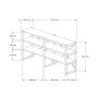 HOME LINE Konzola Bodrum White - slika 4