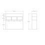 HOME LINE Konzola Guarda White - slika 5