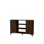 HOME LINE Konzola Erke Walnut Black - slika 4