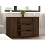 HOME LINE Konzola Onat Walnut Anthracite - slika 3