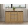 HOME LINE Konzola Sadu Sapphire Oak Anthracite - slika 1