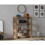 HOME LINE Polica za cipele Duplo Walnut - slika 1