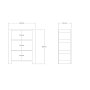 HOME LINE Polica za cipele Duplo White - slika 4