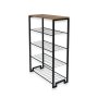 HOME LINE Polica za cipele Nancy Atlantic Pine Black - slika 3