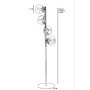 OPVIQ Podna lampa Simay 4 941RTN1317 - slika 3
