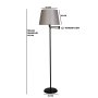 OPVIQ Podna lampa Almina 534LUN3187 - slika 3