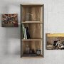 HANAH HOME Zidna polica Lost Walnut - slika 3