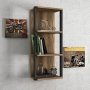HANAH HOME Zidna polica Lost Walnut - slika 2