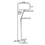 OPVIQ Podna lampa Milas 534LUN4443 - slika 3