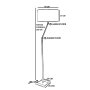 OPVIQ Podna lampa Milas 534LUN4441 - slika 3