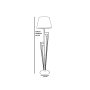 OPVIQ Podna lampa Kelebek 846STL3616 - slika 3