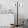 OPVIQ Podna lampa Antler 13765 Black - slika 1