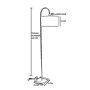 OPVIQ Podna lampa Kumru 534LUN4423 - slika 3