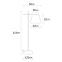 OPVIQ Podna lampa Assos N 715 US - slika 3