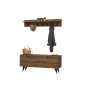 HOME LINE Cipelarnik sa čivilukom Rupa Walnut - slika 3