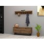 HOME LINE Cipelarnik sa čivilukom Rupa Walnut - slika 1