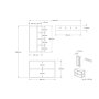 HOME LINE Čiviluk Fulya Sapphire Oak White - slika 4