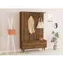 HOME LINE Čiviluk Lala Walnut - slika 2