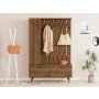 HOME LINE Čiviluk Lala Walnut - slika 1